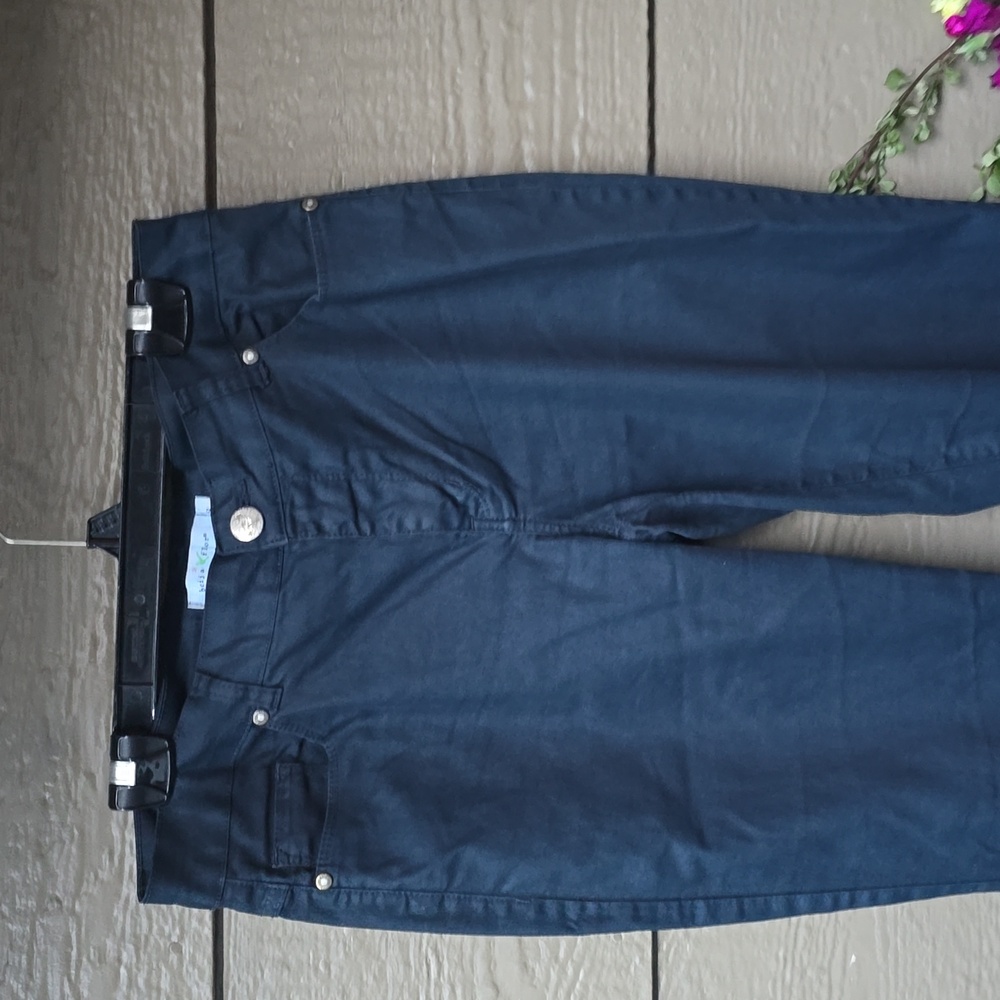 Beija Flor Audrey Slim Ankle Dark blue Pants 8 - Picture 3 of 12